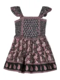 Sea Donna smock-panelled dress - Black