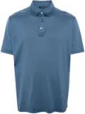 Kiton silk-blend polo shirt - Blue