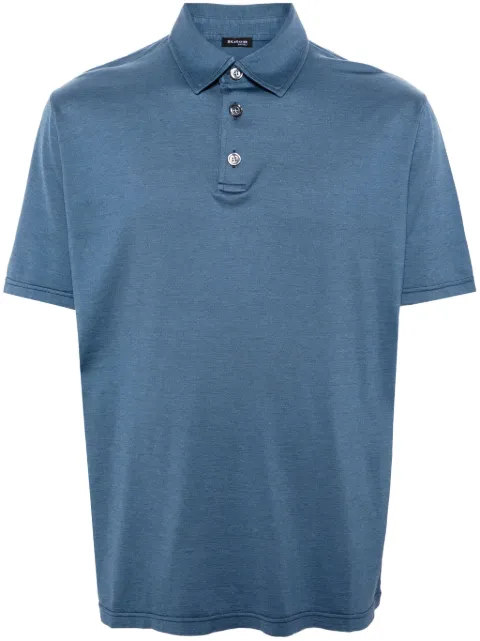 Kiton silk-blend polo shirt