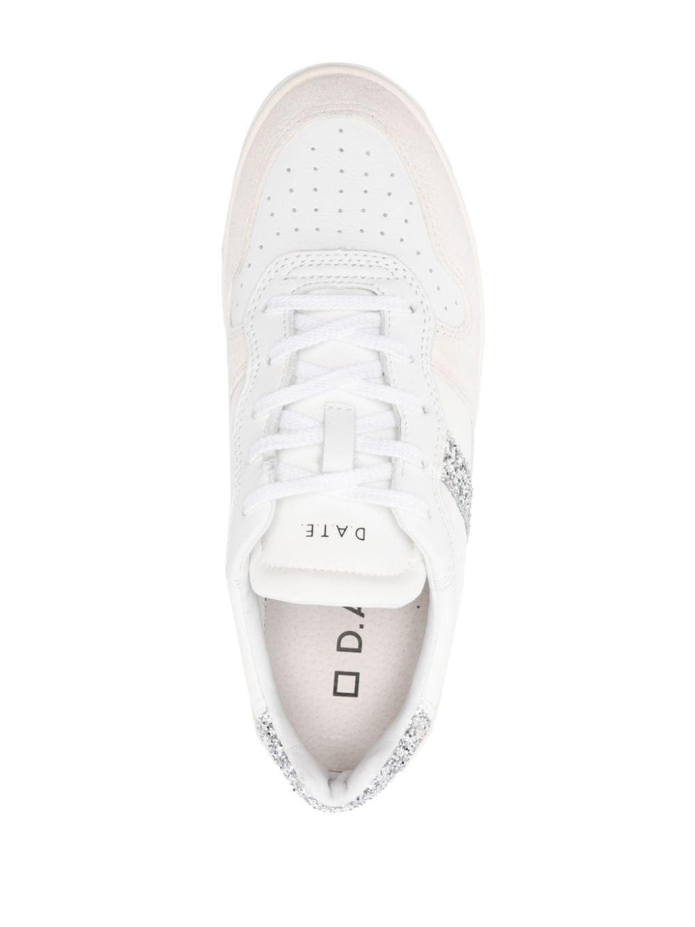 Shop Date Court 2.0 Leather Sneakers In White