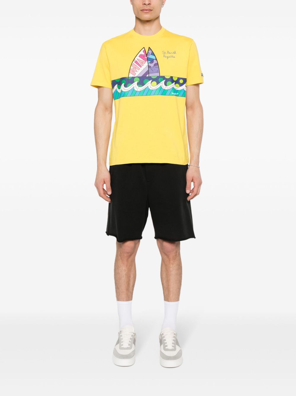 Image 2 of MC2 Saint Barth x Britto surfboard-print T-shirt