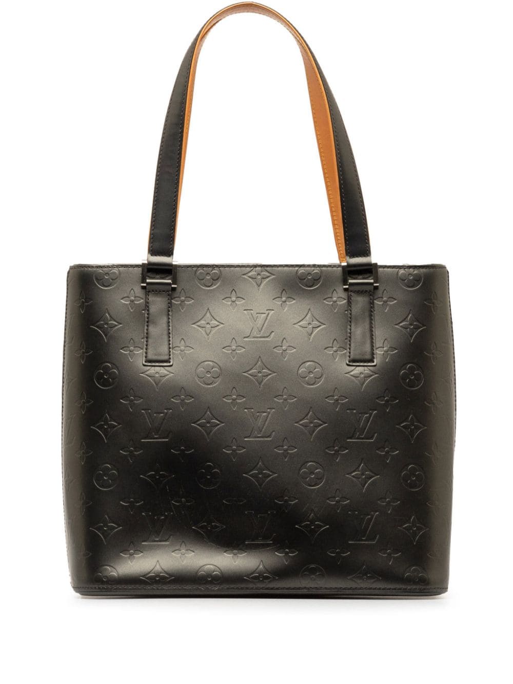 Pre-owned Louis Vuitton 2002 Stockton Tote Bag In 灰色