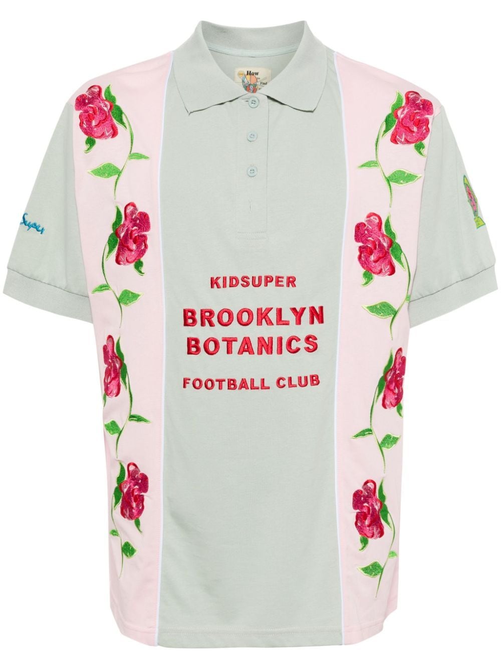 Shop Kidsuper Brooklyn Botanics Polo Shirt In Green