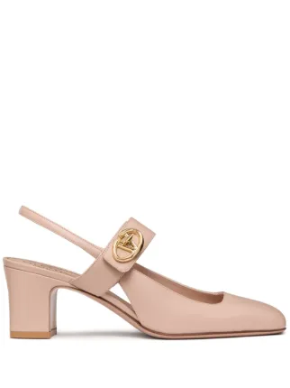 Valentino Garavani Vロゴ スリングバック パンプス | ピンク