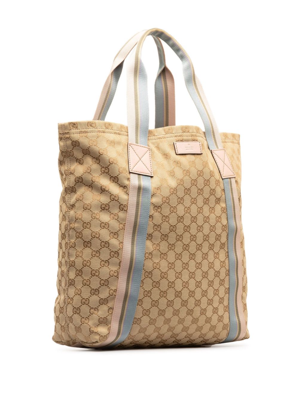 Pre-owned Gucci 2000-2015 Gg Canvas Tote Bag In Neutrals