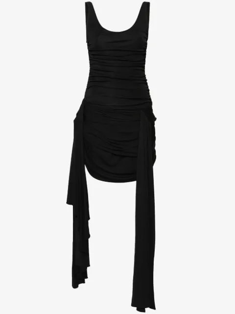 Mugler draped mini dress