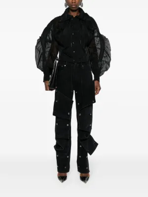美品 ティエリーミュグレー セットアップスーツ ネイビー サイズ36*FC496 Mugler（ミュグレー）ウィメンズ - FARFETCH