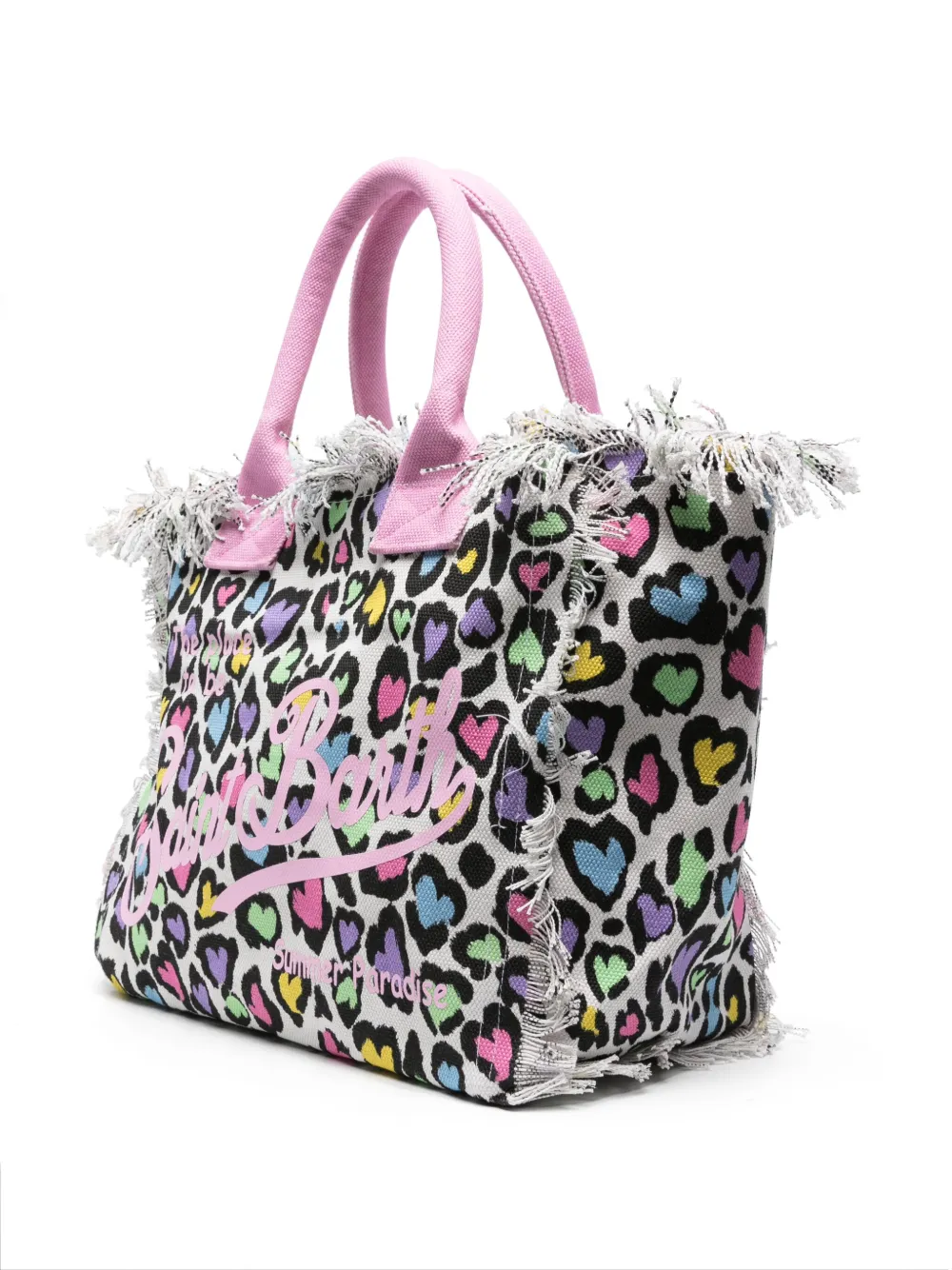 MC2 Saint Barth Vanity canvas strandtas Wit