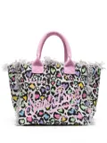 MC2 Saint Barth Vanity canvas beach bag - White