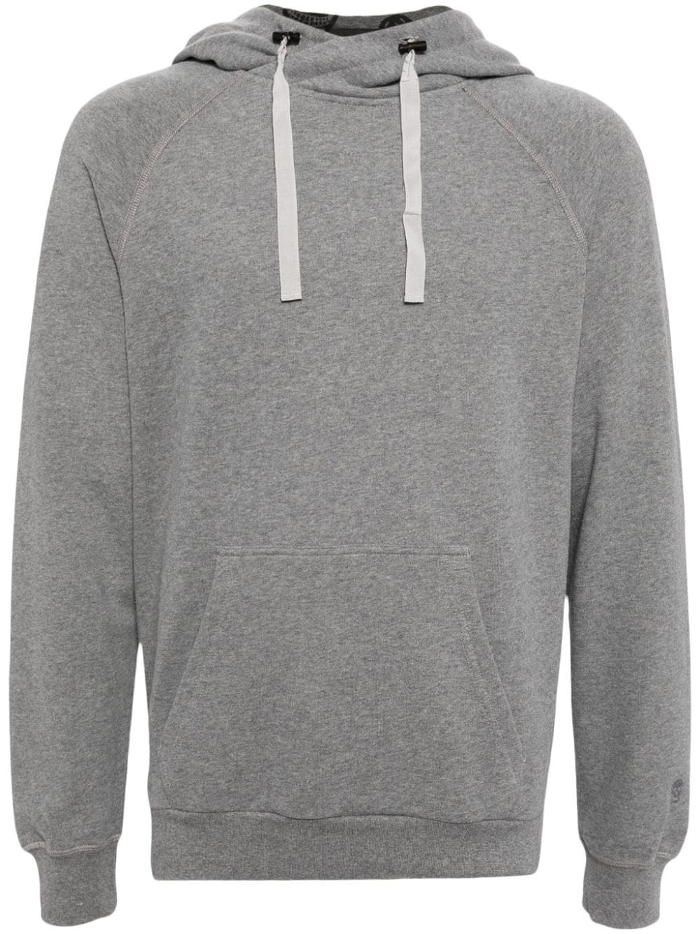 Alexander McQueen logo-print hooded jumper Grijs