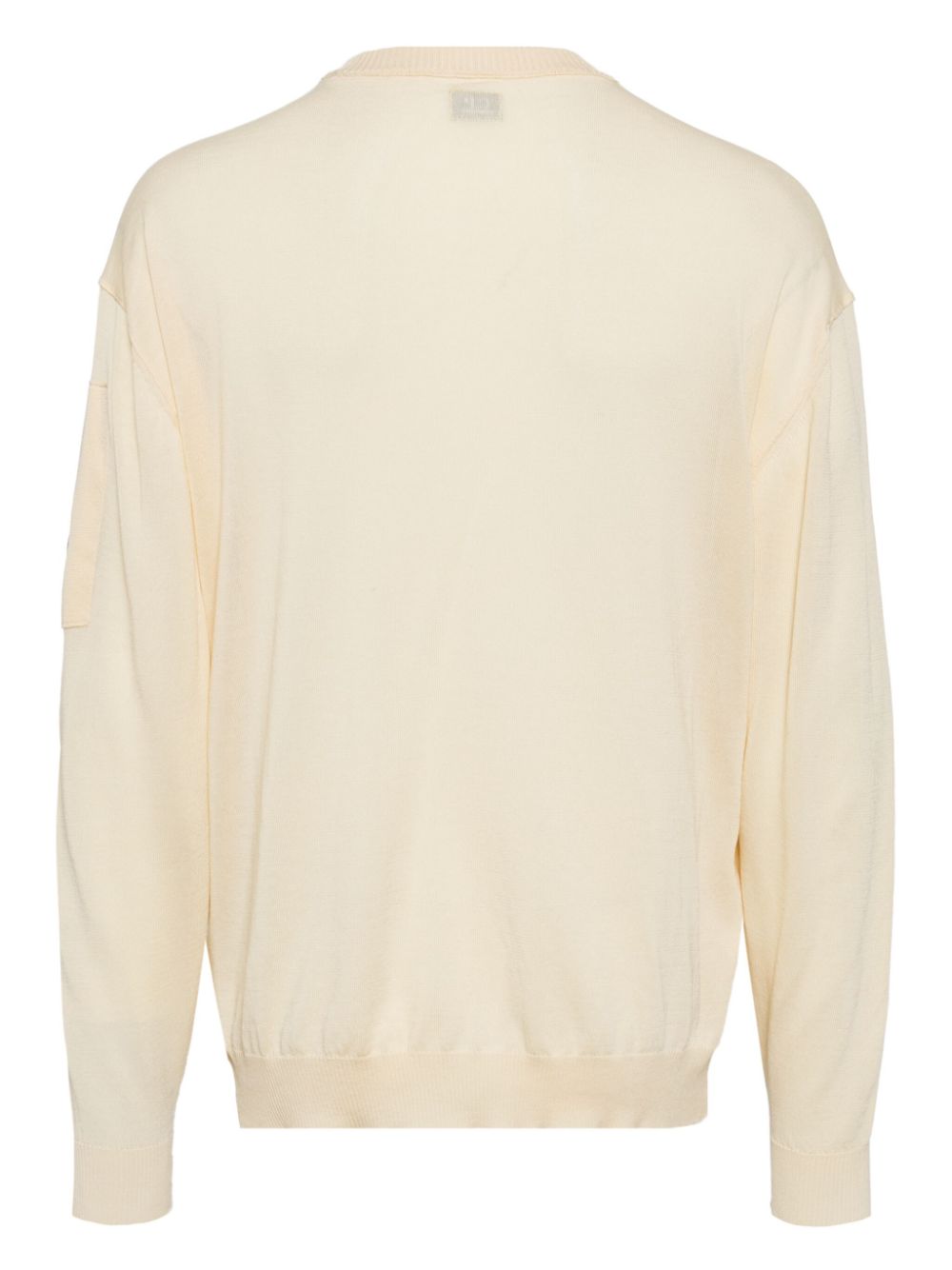 C.P. Company long sleeve cotton jumper - Neutrals