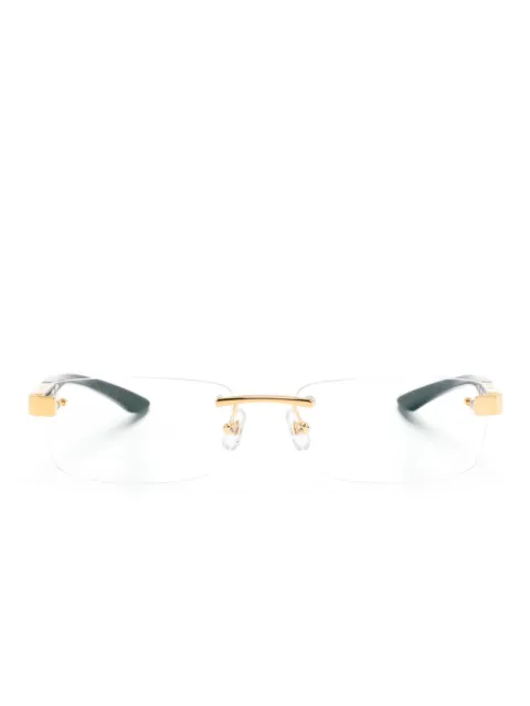 Maybach eyewear lentes The Artist III con armazón rectangular