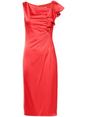 kate spade red silk dress Ethereal red silk Heartbeat midi dress by Kate