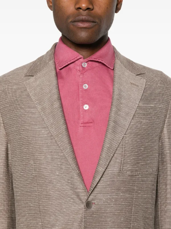 Canali シングルジャケット | ブラウン | FARFETCH JP