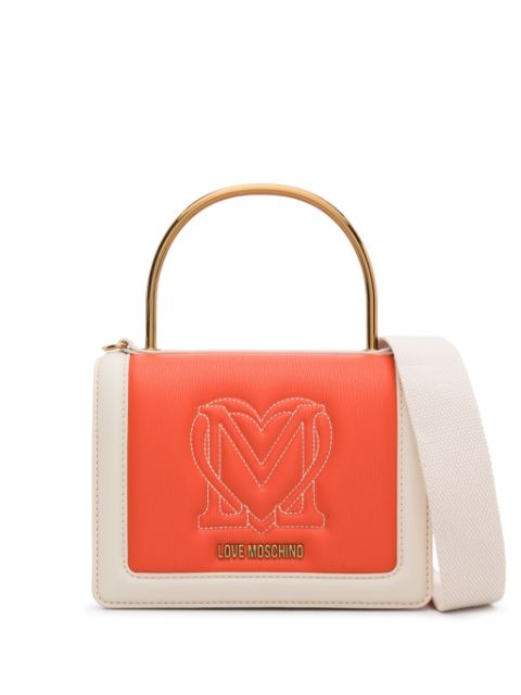 Love Moschino logo-embroidered tote bag Women