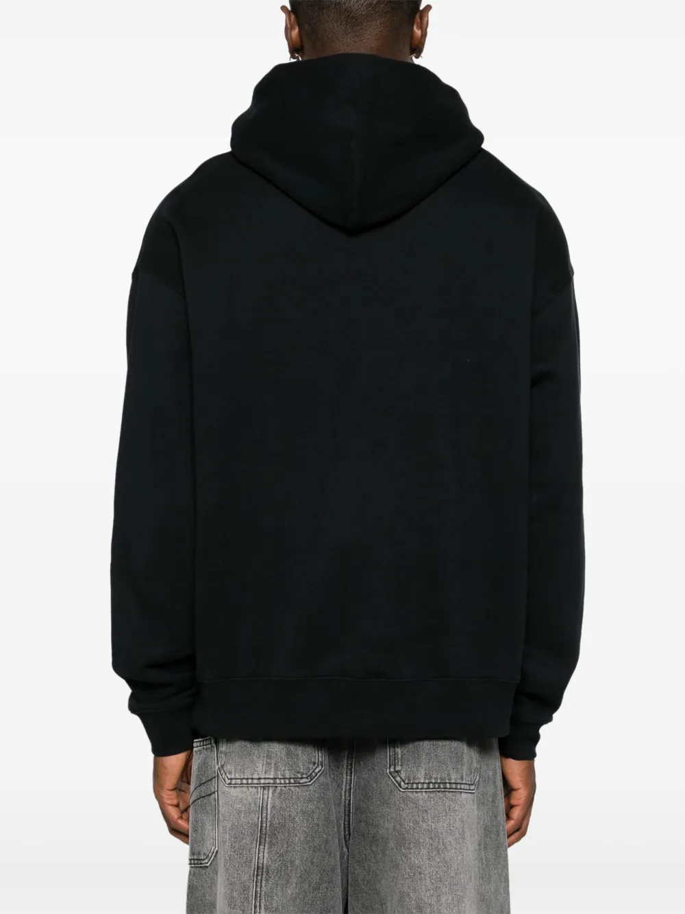 Where to find Jacquemus raised-logo cotton hoodie Men