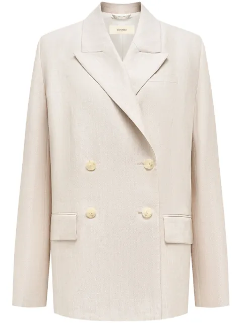 12 STOREEZ blazer con doble botonadura