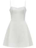 12 STOREEZ slip linen-cotton mini dress - White