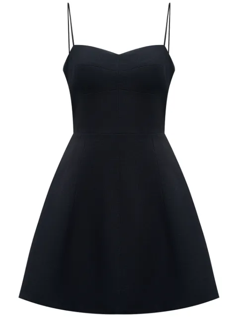 12 STOREEZ slip linen-cotton mini dress
