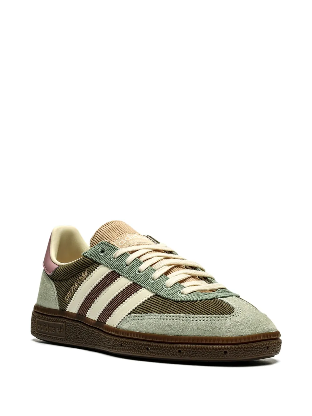 ADIDAS ORIGINALS HANDBALL SPEZIAL "SILVER GREEN/MAGIC MAUVE" SNEAKERS