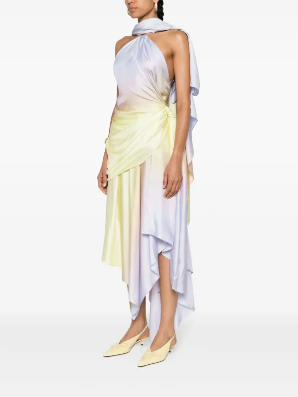 zimmermann harmony silk peony asymmetrical dress Zimmermann Dresses