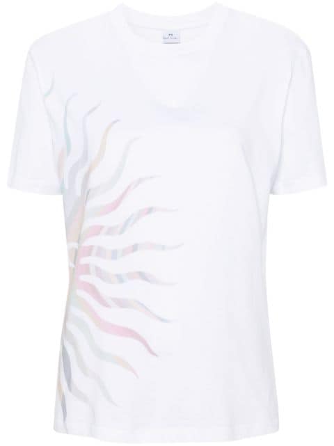 PS Paul Smith Swirl Sun-print T-shirt