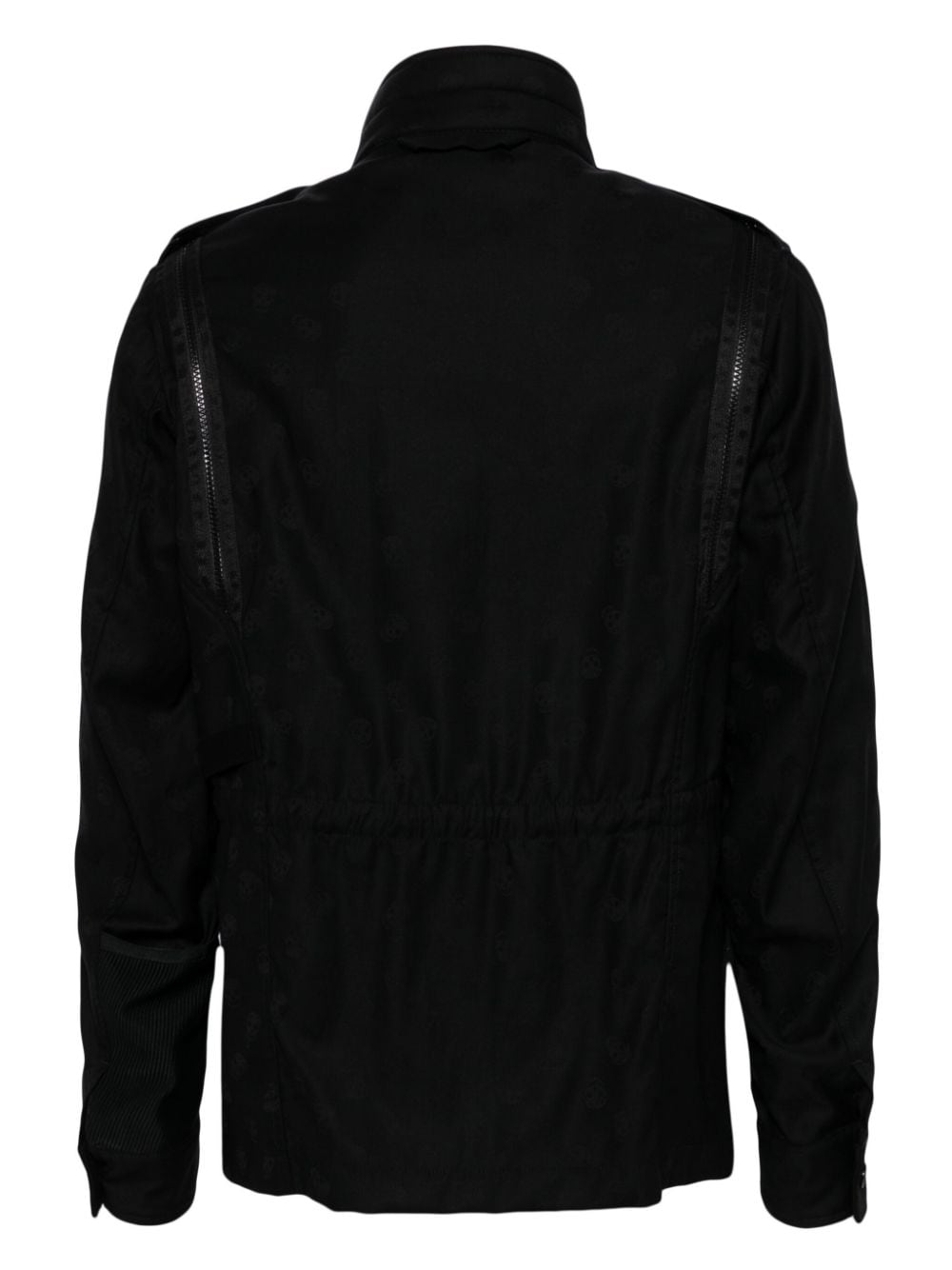 Shop Alexander Mcqueen Virgin Wool Military Jacket In Black