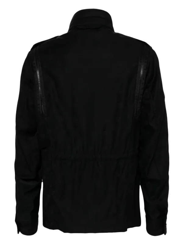 Alexander McQueen Virgin Wool Military Jacket Black FARFETCH SA