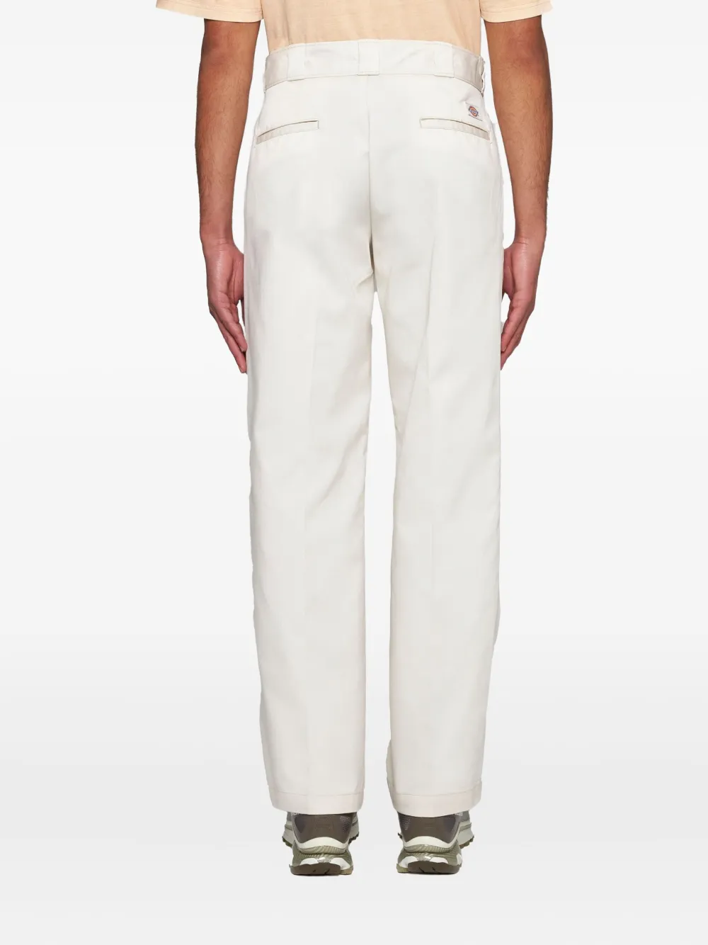 Dickies Construct Logo-patch Trousers In White