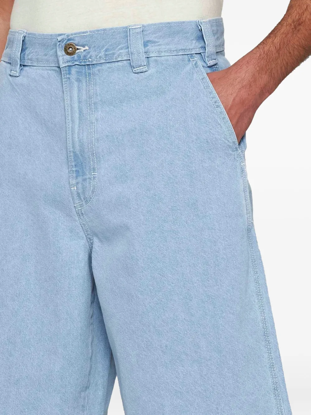 Dickies Construct Madison denim shorts Blauw