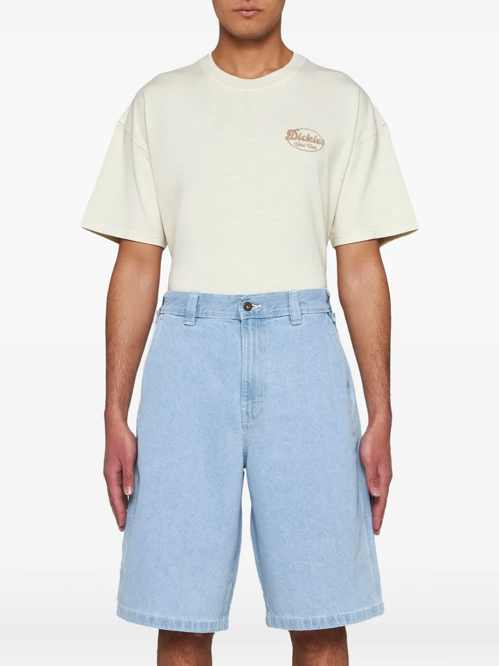 Dickies Construct Madison denim shorts Blauw