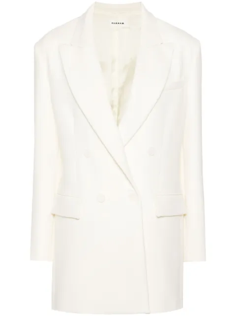 P.A.R.O.S.H. double-breasted twill blazer