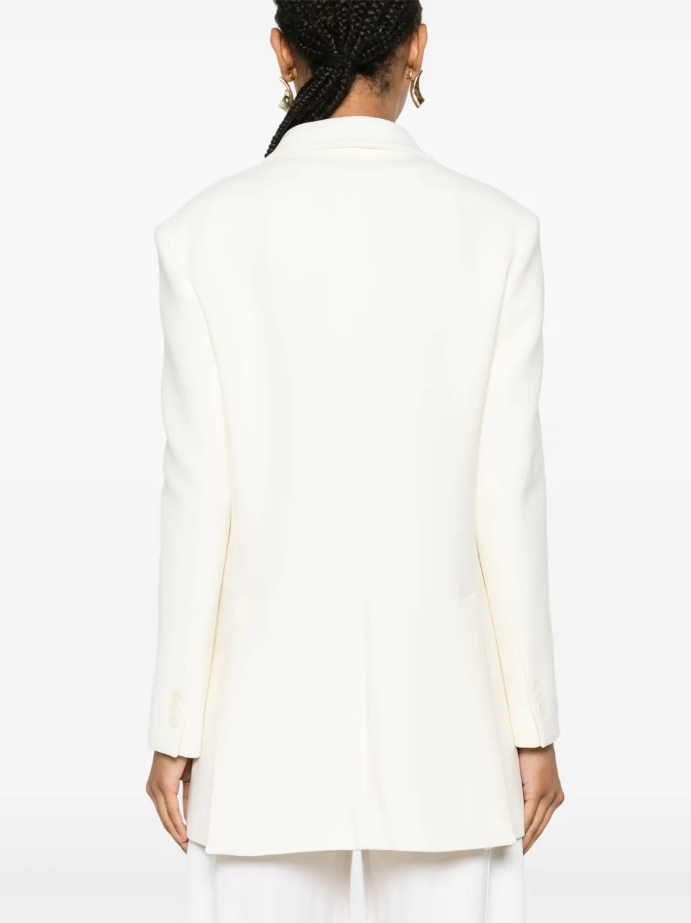 P.A.R.O.S.H. Blazer met dubbele rij knopen Beige