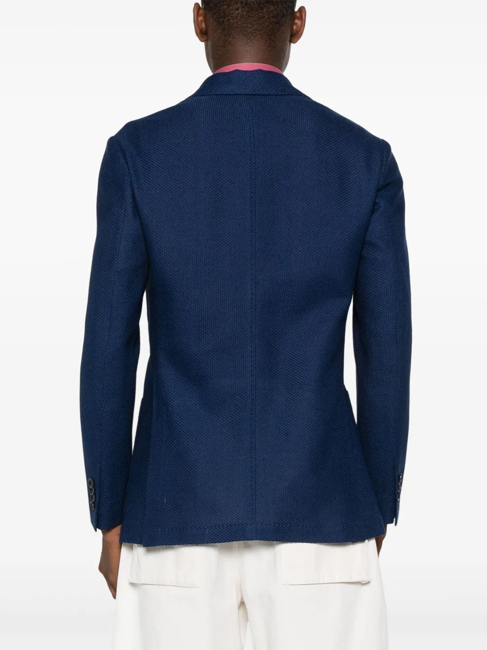 Canali Blazer met dubbele rij knopen Blauw