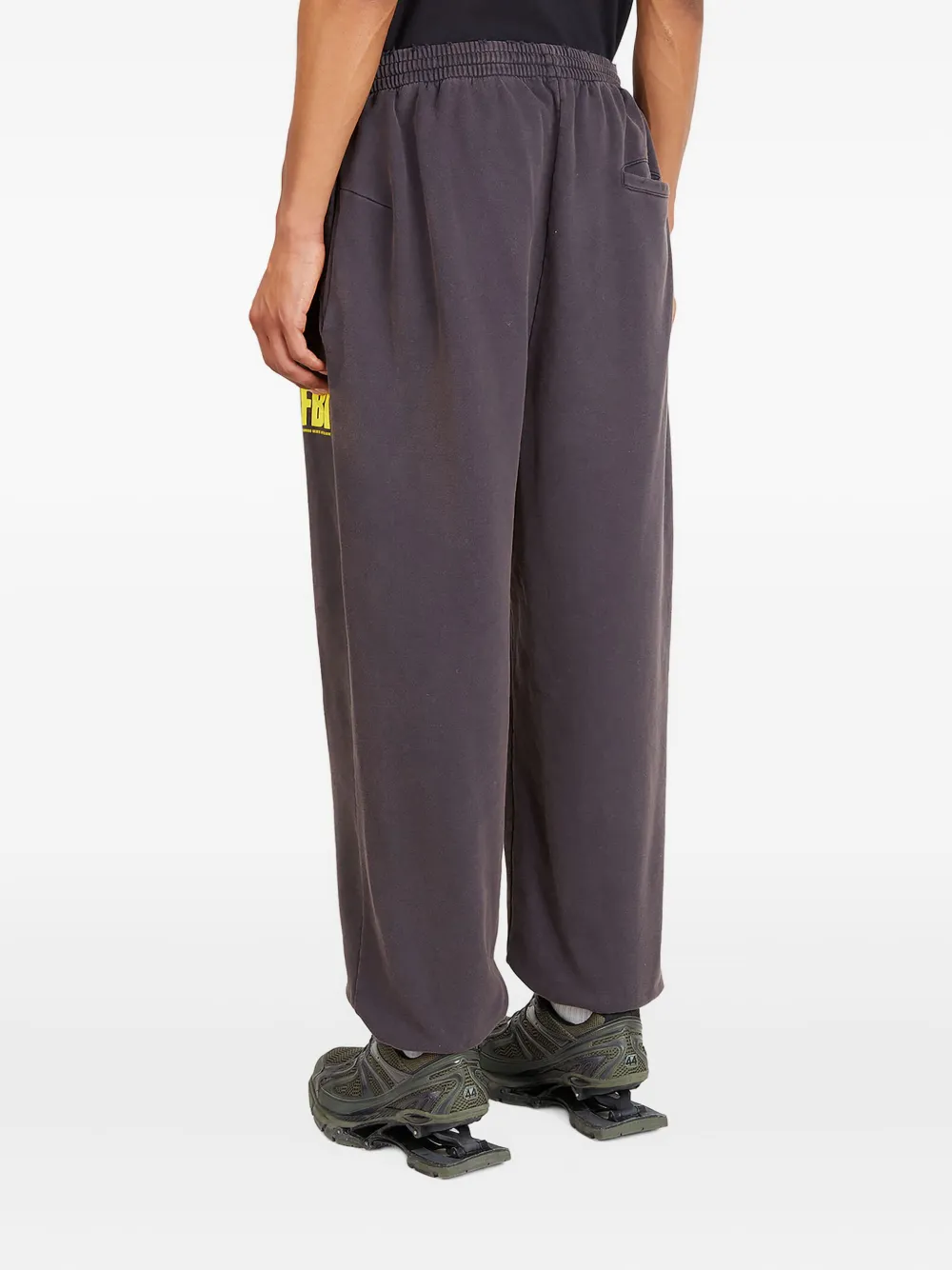 Balenciaga FBI-logo track pants Zwart