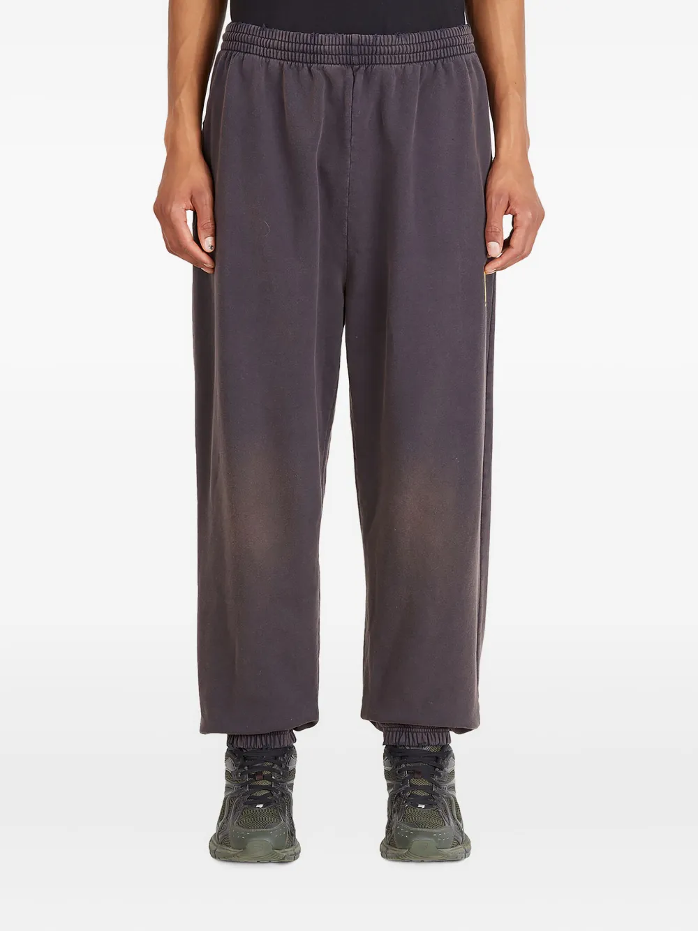 Balenciaga FBI-logo track pants Zwart