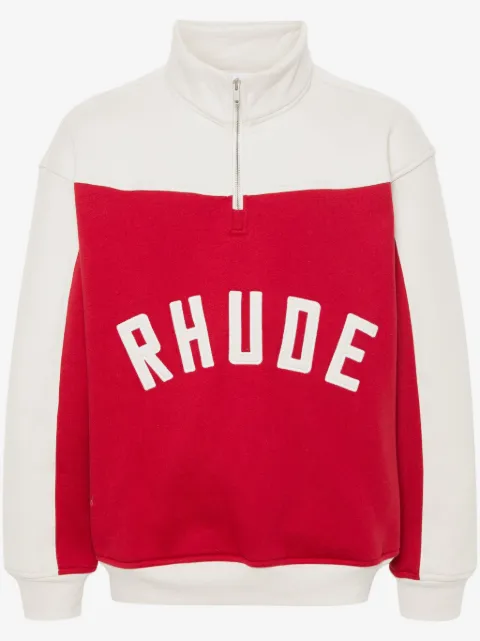 RHUDE Contrast Varsity cotton sweatshirt 