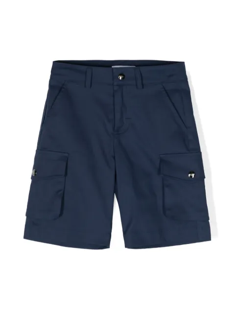 MSGM Kids shorts cargo con bolsillos