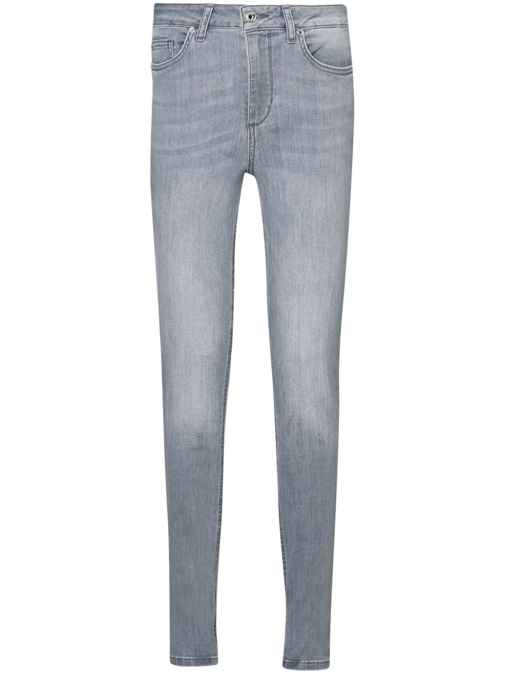 Liu •jo Bottom Up Skinny Jeans In Blue