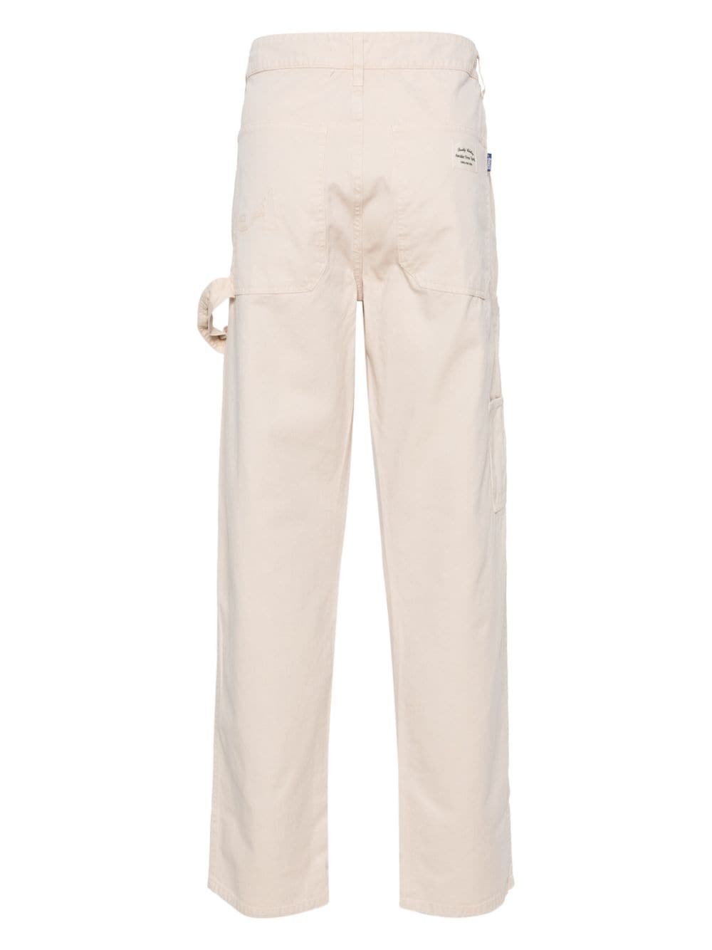 Shop Awake Ny Straight-leg Cotton Carpenter Trousers In Neutrals