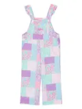 MC2 Saint Barth Kids patchwork pattern print jumpsuit - Purple