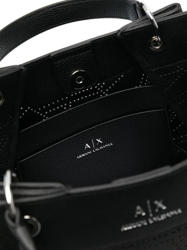 Armani Exchange ロゴ ハンドバッグ - Farfetch 