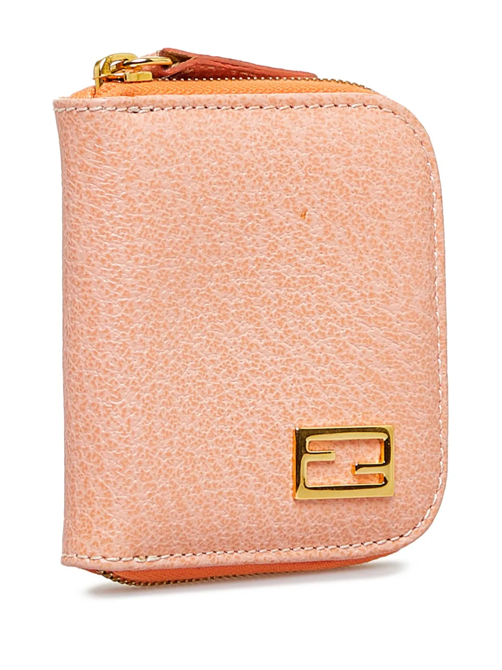 Fendi Pre Owned Monedero Fendi FF Lock Case 2000 2010 pre owned Rosado FARFETCH MX