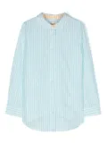 MC2 Saint Barth Kids striped cotton shirt - Green