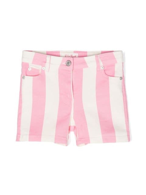 MC2 Saint Barth Kids striped denim shorts