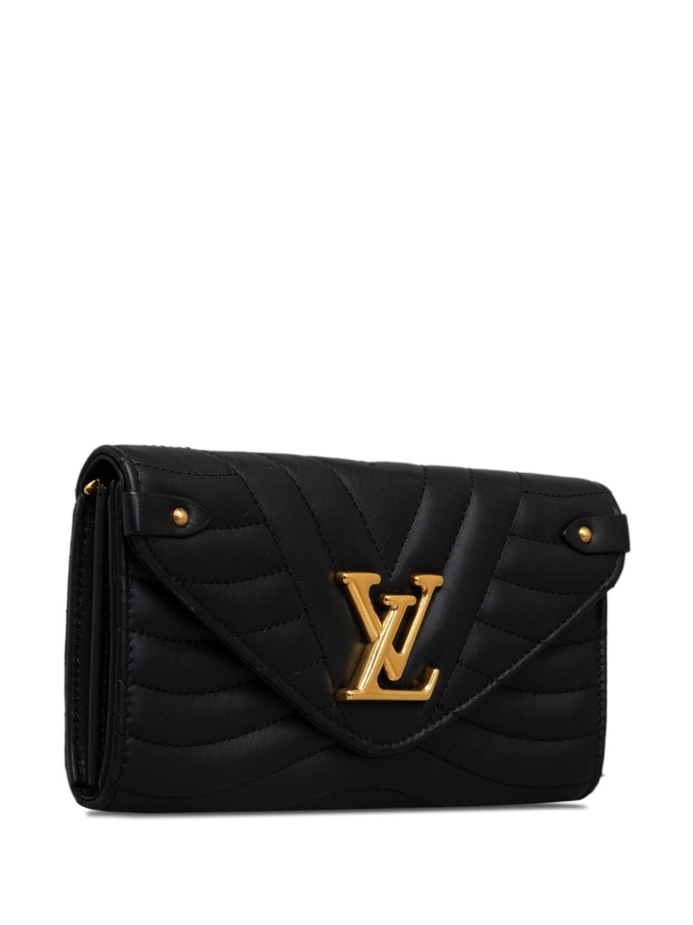 Pre-owned Louis Vuitton New Wave 钱包（2018年典藏款） In Black