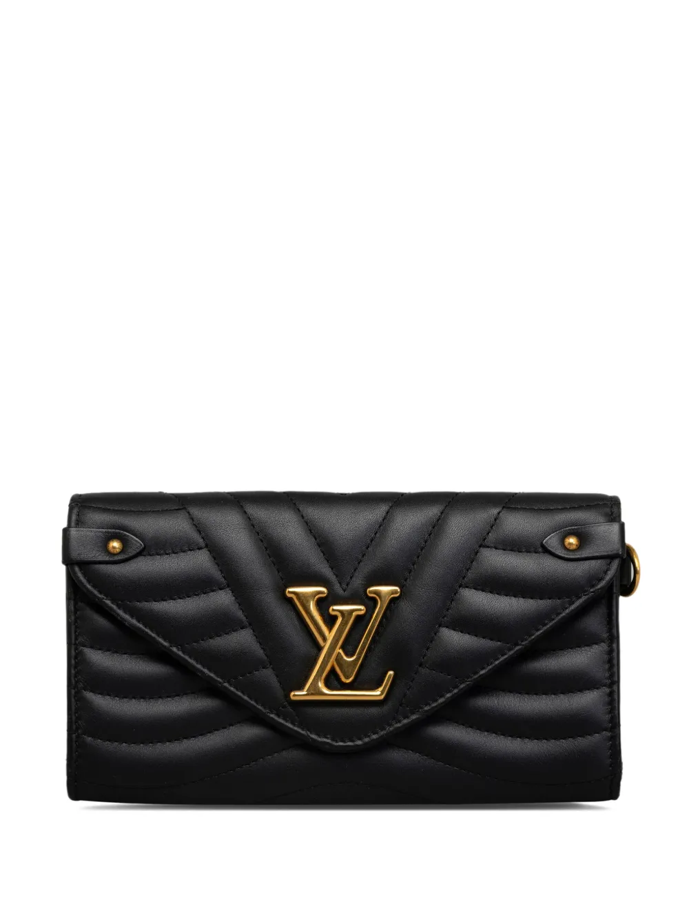 Pre-owned Louis Vuitton New Wave 钱包（2018年典藏款） In Black