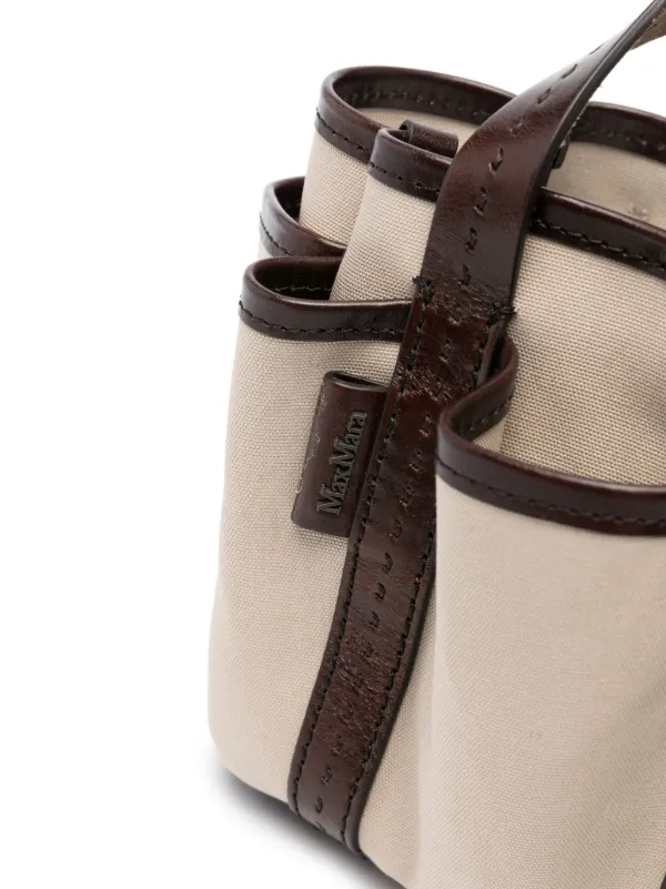 ＊MAX MARA＊ Giardiniera Mini Tote Bag Max Mara Mini Giardiniera Tote Bag | Brown | FARFETCH
