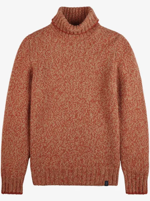 Fay roll-neck virgin-wool jumper
