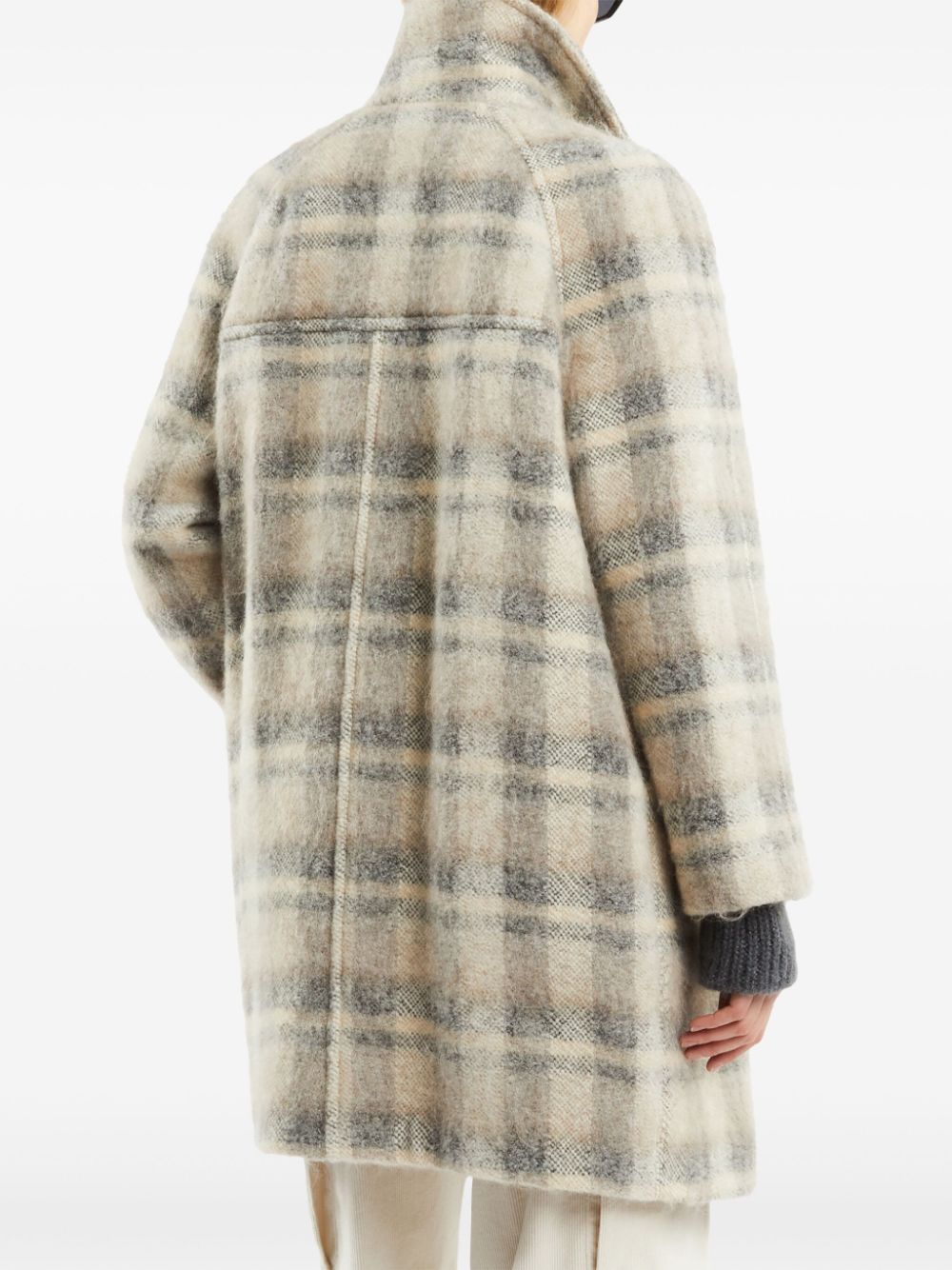 Tagliatore check-pattern coat Women